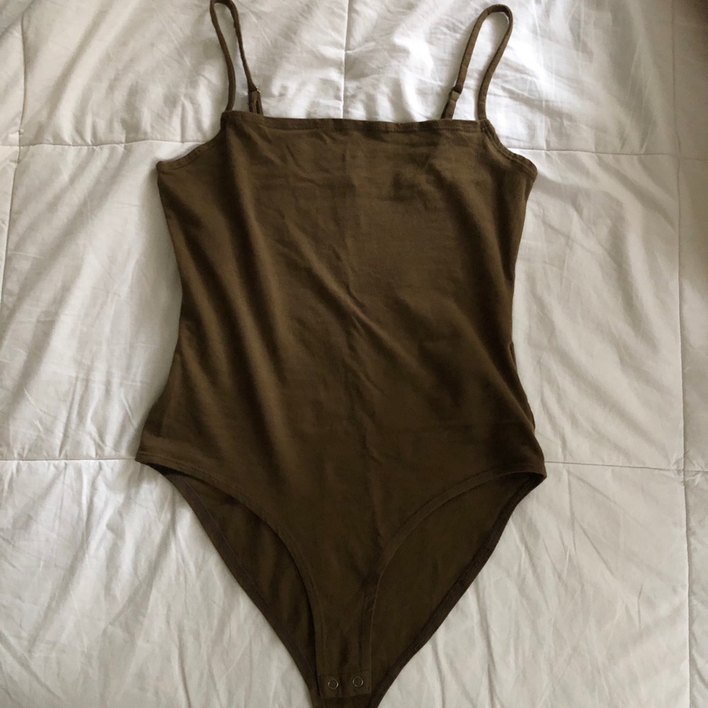 Olive bodysuit